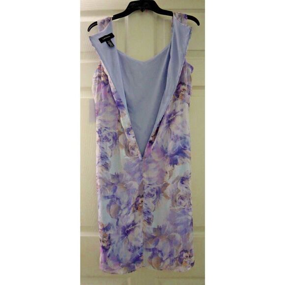 R&M Richards Women's Sz 6 Purple Floral-Print Jacket Dress - 2 Piece Set $119 - Picture 6 of 12